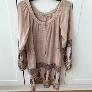Silk ‘peasant’ dress from Anthropologie